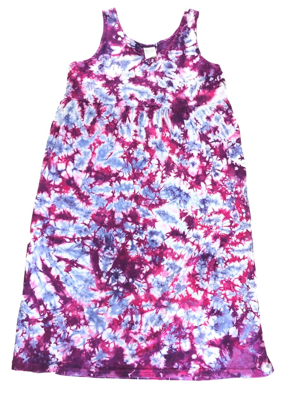 GIRLS TIE DYE COTTON DRESS SIZE 8/10